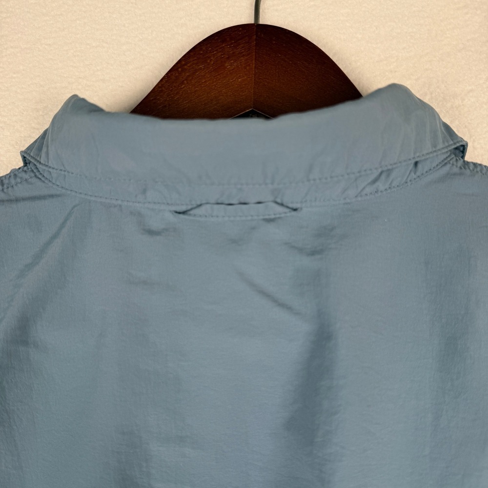 Campmor Nylon Shirt Mens L Vented Roll Up Sleeve Chest Pockets Lightweight - Picture 6 of 10